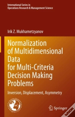 Capa do artigo Normalization Of Multidimensional Data For Multi-Criteria Decision Making Problems