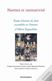 Normes Et Normativité ; Études D'Histoire Du Droit Rassemblées En L'Honneur D'Albert Rigaudière
