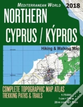 Northern Cyprus / Kypros Hiking & Walking Map 1