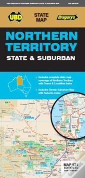 Northern Territory State & Suburban Map 571 15th Ed