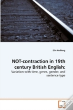 Capa do artigo Not-Contraction In 19th Century British