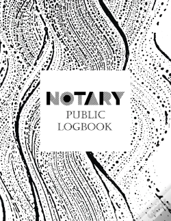 Capa do artigo Notary Public Logbook