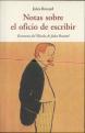 Notas Sobre El Oficio De Escribir