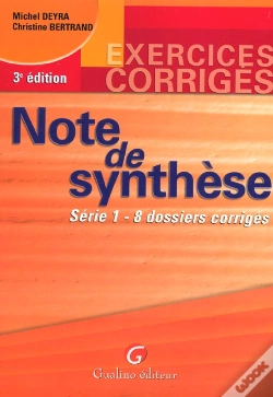 Capa do artigo Note De Synthese ; Serie 1 ; 8 Dossiers Corriges ; 3e Edition