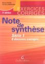 Note De Synthèse Série 1 ; 8 Dossiers Corrigés ; Exercices Corrigés (5e Edition) - Preview
