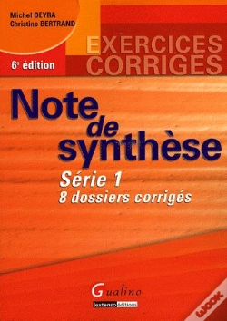 Capa do artigo Note De Synthèse T.1 (6e Édition)