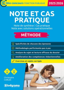 Capa do artigo Note Et Cas Pratique : Méthode ; Catégories A Et B (Édition 2025/2026)