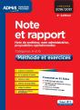 Note Et Rapport Methode Et Exercices Cat A Et B 4e Edt 2016 2017 - Preview