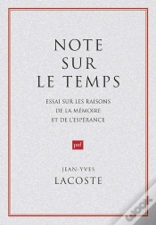 Capa do artigo Note Sur Le Temps