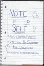 Note To Self - Preview