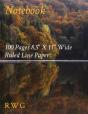 Notebook: 100 Pages 8.5  X 11  Wide Rule - Preview