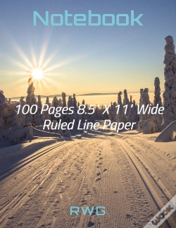Capa do artigo Notebook: 100 Pages 8.5  X 11  Wide Rule