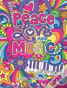 Notebook Doodles Peace Love And Music Guided Journal