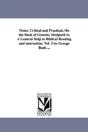 Notes, Critical And Practical, On The Book Of Genesis; Designed As A General Help To Biblical Reading And Instruction. Vol. 2 By George Bush ... - Preview