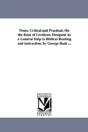 Notes, Critical And Practical, On The Book Of Leviticus - Preview