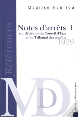 Capa do artigo Notes D'Arrêts Sur Décisions Du Conseil D'État Et Du Tribunal Des Conflits T.1