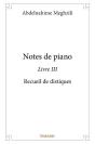 Notes De Piano - Livre Iii - Preview