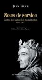 Notes De Service - Lettres Aux Acteurs Et Autres Textes - Preview