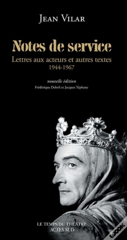 Capa do artigo Notes De Service - Lettres Aux Acteurs Et Autres Textes