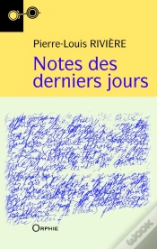 Capa do artigo Notes Des Derniers Jours