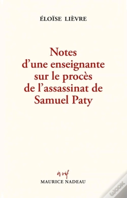 Capa do artigo Notes D'Une Enseignante Sur Le Procès De L'Assassinat De Samuel Paty