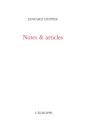 Notes Et Articles - Preview