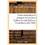Notes Explicatives Et Pratiques Sur Les Deux Epitres De Saint Paul Aux Corinthiens - Preview
