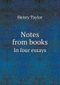 Notes From Books In Four Essays - Preview