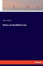 Notes On Buddhist Law - Preview