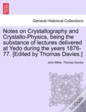 Capa do artigo Notes On Crystallography And Crystallo-P