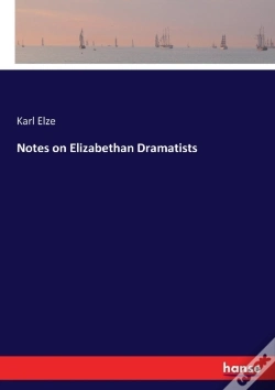 Capa do artigo Notes On Elizabethan Dramatists
