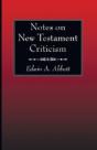 Notes On New Testament Criticism - Preview