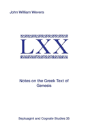 Notes On The Greek Text Of Genesis - Preview