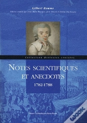 Capa do artigo Notes Scientifiques Et Anecdotes ; 1782-1788
