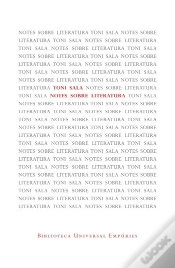 Capa do artigo Notes Sobre Literatura