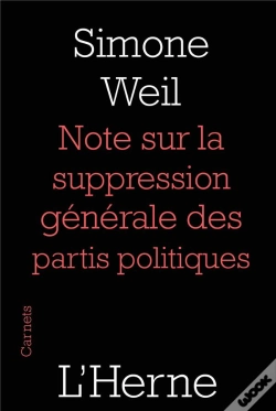 Capa do artigo Notes Sur La Suppression Générale Des Partis Politiques