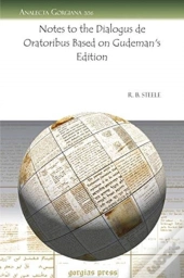 Notes To The Dialogus De Oratoribus Based On Gudeman'S Edition