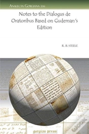 Capa do artigo Notes To The Dialogus De Oratoribus Based On Gudeman