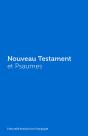 Nouveau Testament Et Psaumes : Couverture Vinyle Bleue - Preview