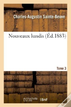 Capa do artigo Nouveaux Lundis. T. 3