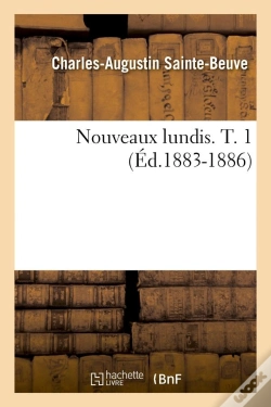 Capa do artigo Nouveaux Lundis T.1 Edition 1883 1886