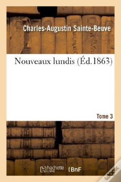Capa do artigo Nouveaux Lundis. Tome 3