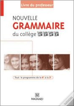 Capa do artigo Nouvelle Grammaire Du College ; Livre Du Professeur (Edition 2007)