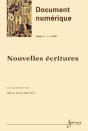 Nouvelles Ecritures Document Numerique Volume 5 N.12 - Preview