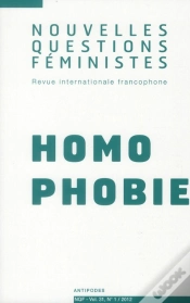 Capa do artigo Nouvelles Questions Feministes, Volume 31(1)/2012. Homophobie