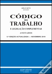 Capa do artigo Novo Código do Trabalho e Legislação Complementar - Anotados