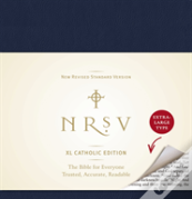 Nrsv Xl, Catholic Edition, Navy Leathersoft