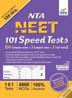 Capa do artigo Nta Neet 101 Speed Tests (96 Chapter-Wise + 3 Subject-Wise + 2 Full)