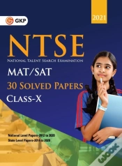 Capa do artigo Ntse 2020-21 Class 10th (Mat & Sat) - 30 Solved Papers