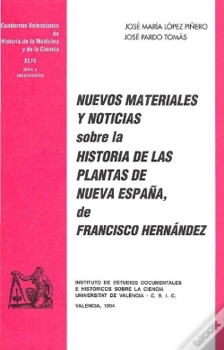 Capa do artigo Nuevos Materiales Y Noticias Sobre La Historia De Las Plantas De Nueva España